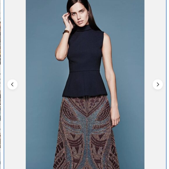 Cecilia Prado Anthroplogie Lumi Sweater Skirt Size Large - Picture 3 of 10